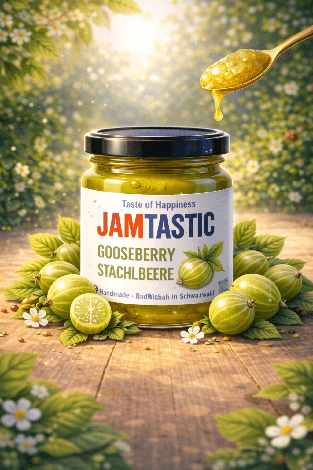 Labeling night, jars in a row